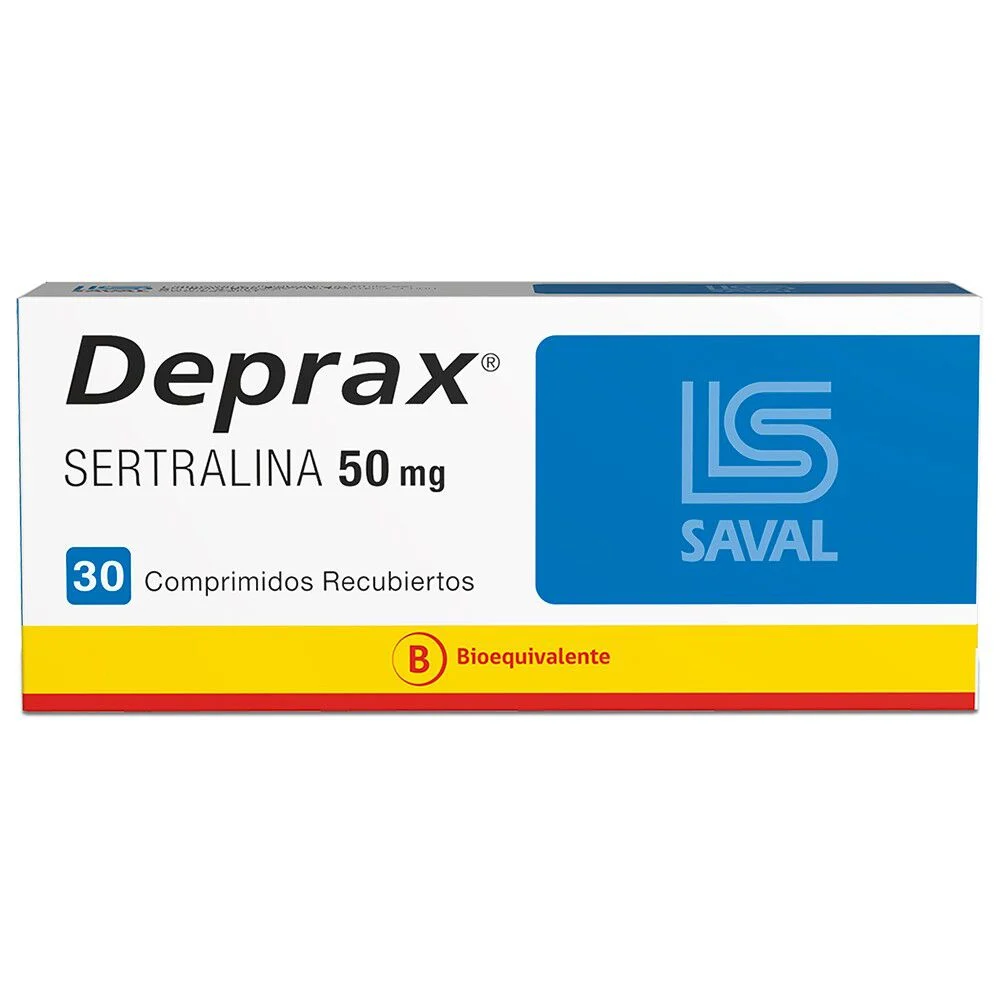 Deprax Sertralina 50 mg x 30 Comprimidos - Sertralina
