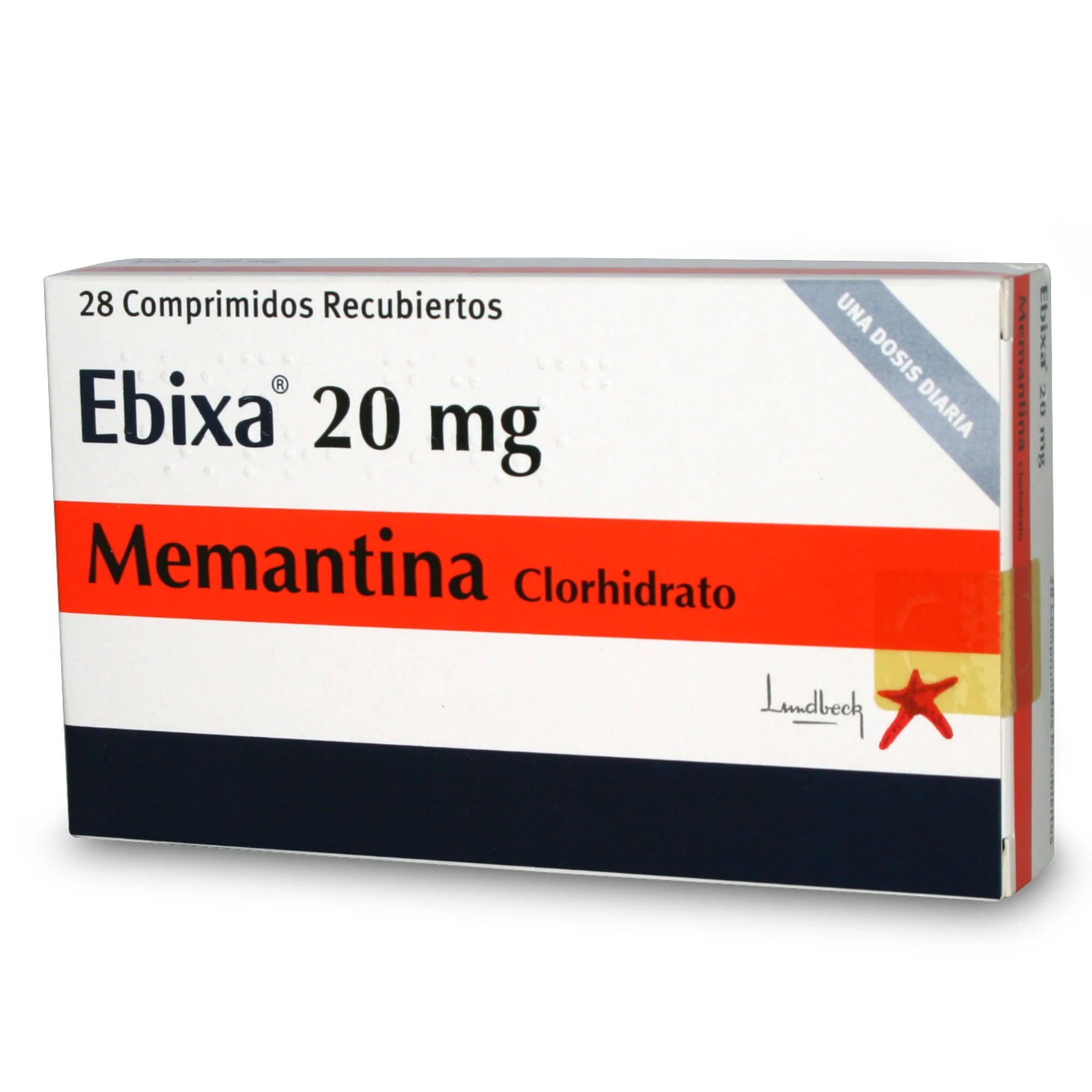 Ebixa 20 mg x 28 Comprimidos - Memantina