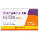 Diametina XR Metformina Clorhidrato 500 mg 30 comprimidos
