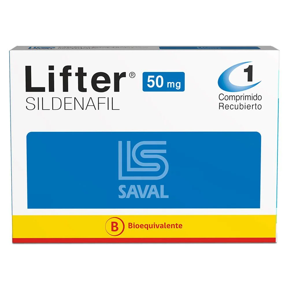 Lifter 50 mg x 1 Comprimido - Sildenafil
