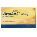 Avodart Dutasterida 0,5 mg 30 Cápsulas Blandas