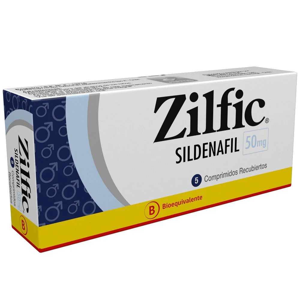 Zilfic Sildenafil 50 mg x 5 Comprimidos - Bioequivalente
