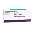 Seroquel Quetiapina 100 mg 30 Comprimidos Recubierto
