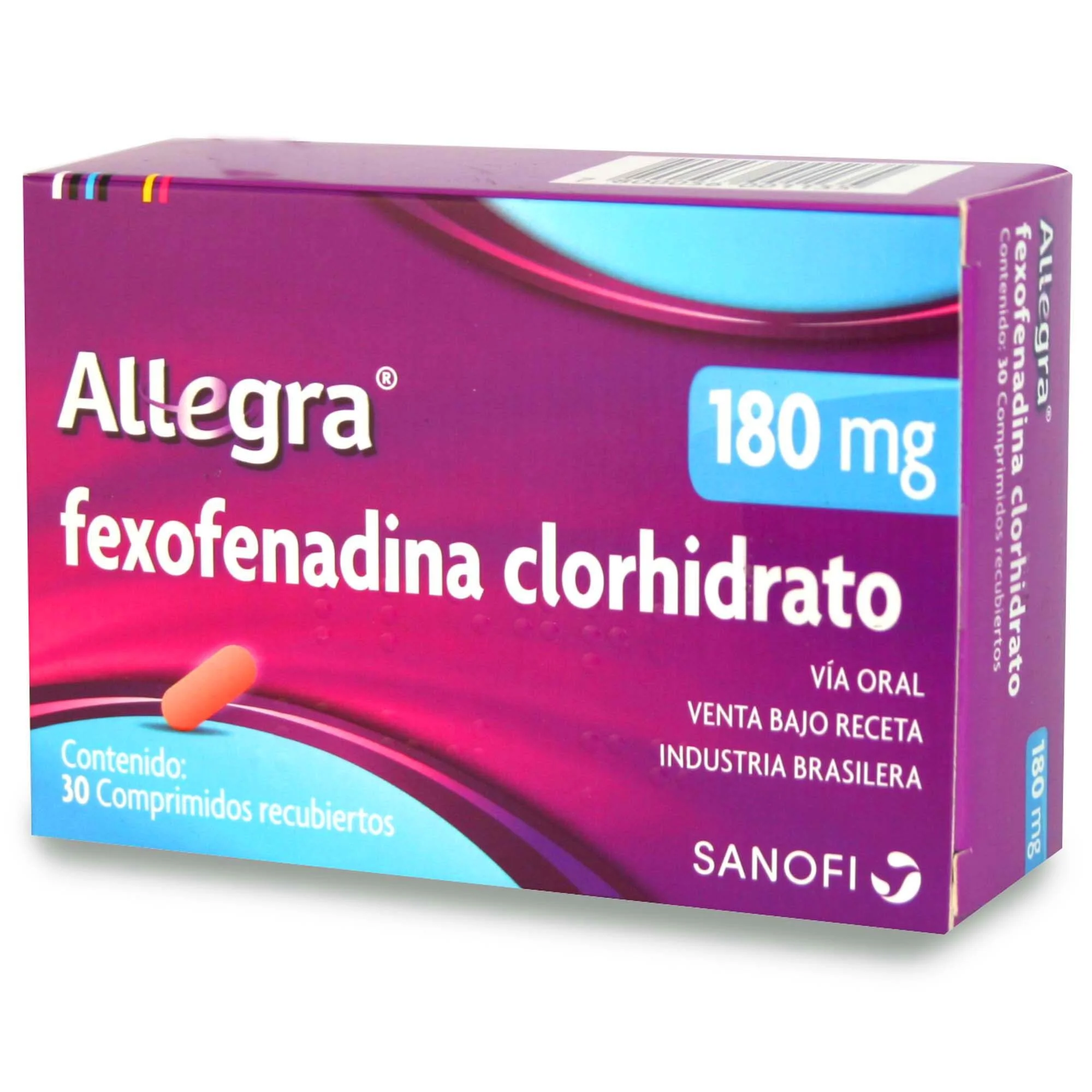 Allegra 180 mg x 30 Comprimidos - Fexofenadina