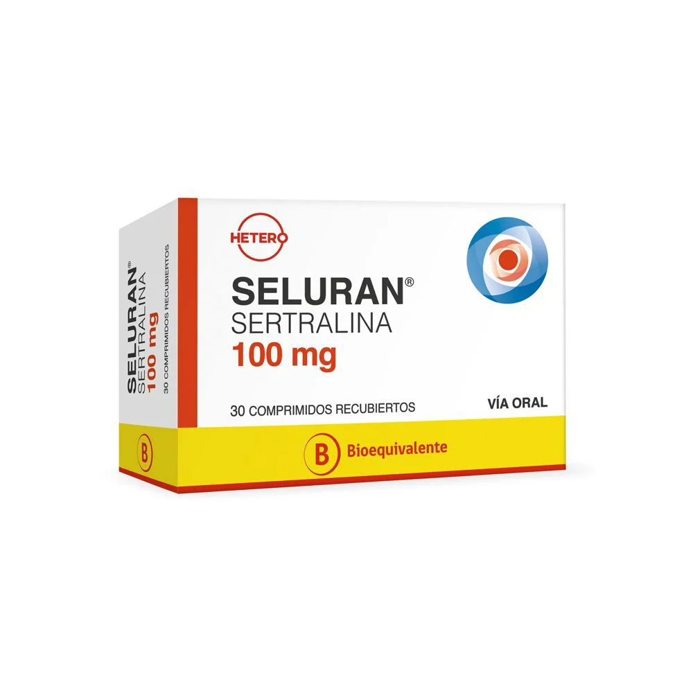 Seluran 100 mg x 30 Comprimidos - Sertralina