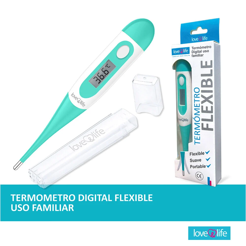 LoveQlife Termómetro Digital Flexible Pequeño