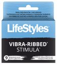 Lifestyles Vibra Ribbed Stimula 9 Preservativos Lubricados