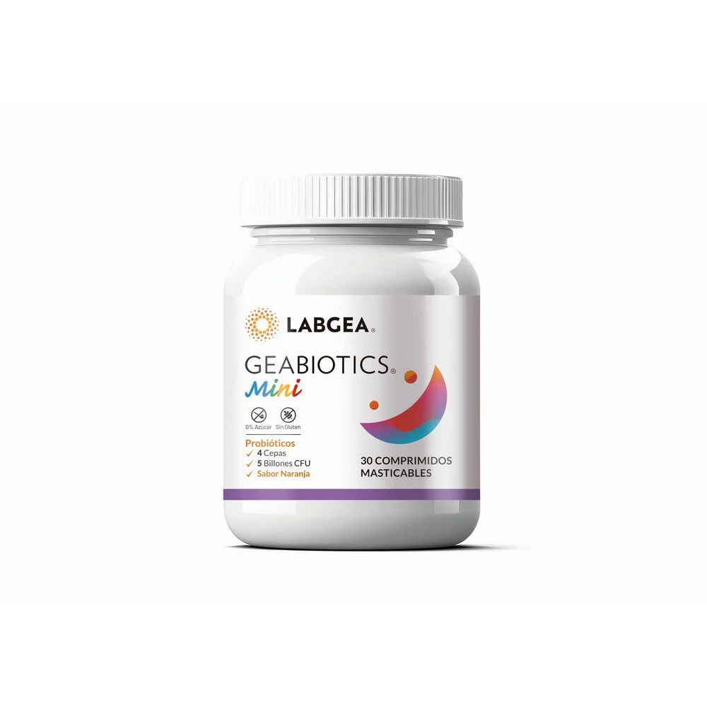 Labgea Geabiotics Mini Probióticos 5 Billones CFU 30 Comprimidos
