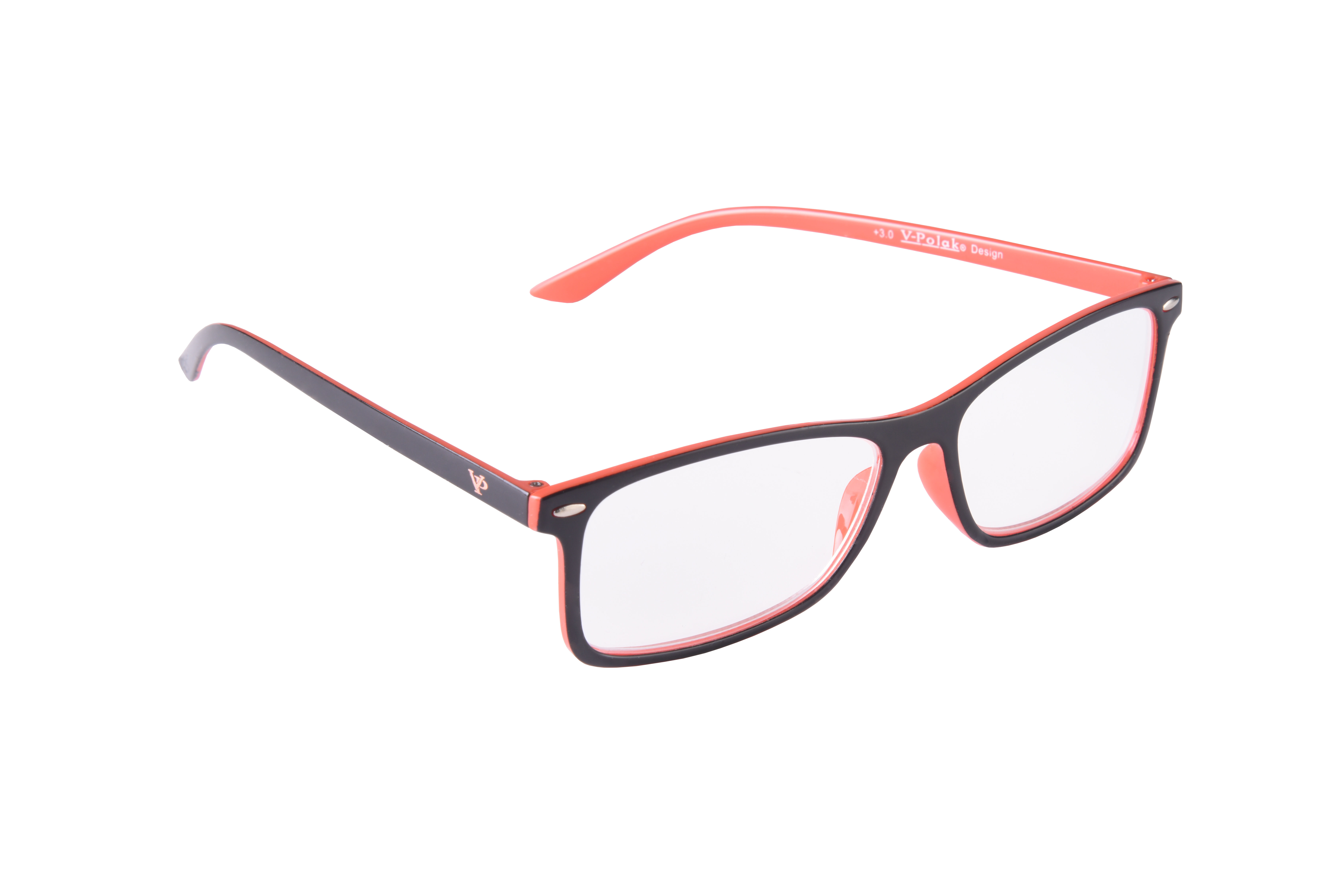 V-Polak Black Orange Lente de Lectura 2.0