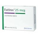 Eutirox 25 Levotiroxina 25 mcg 50 Comprimidos