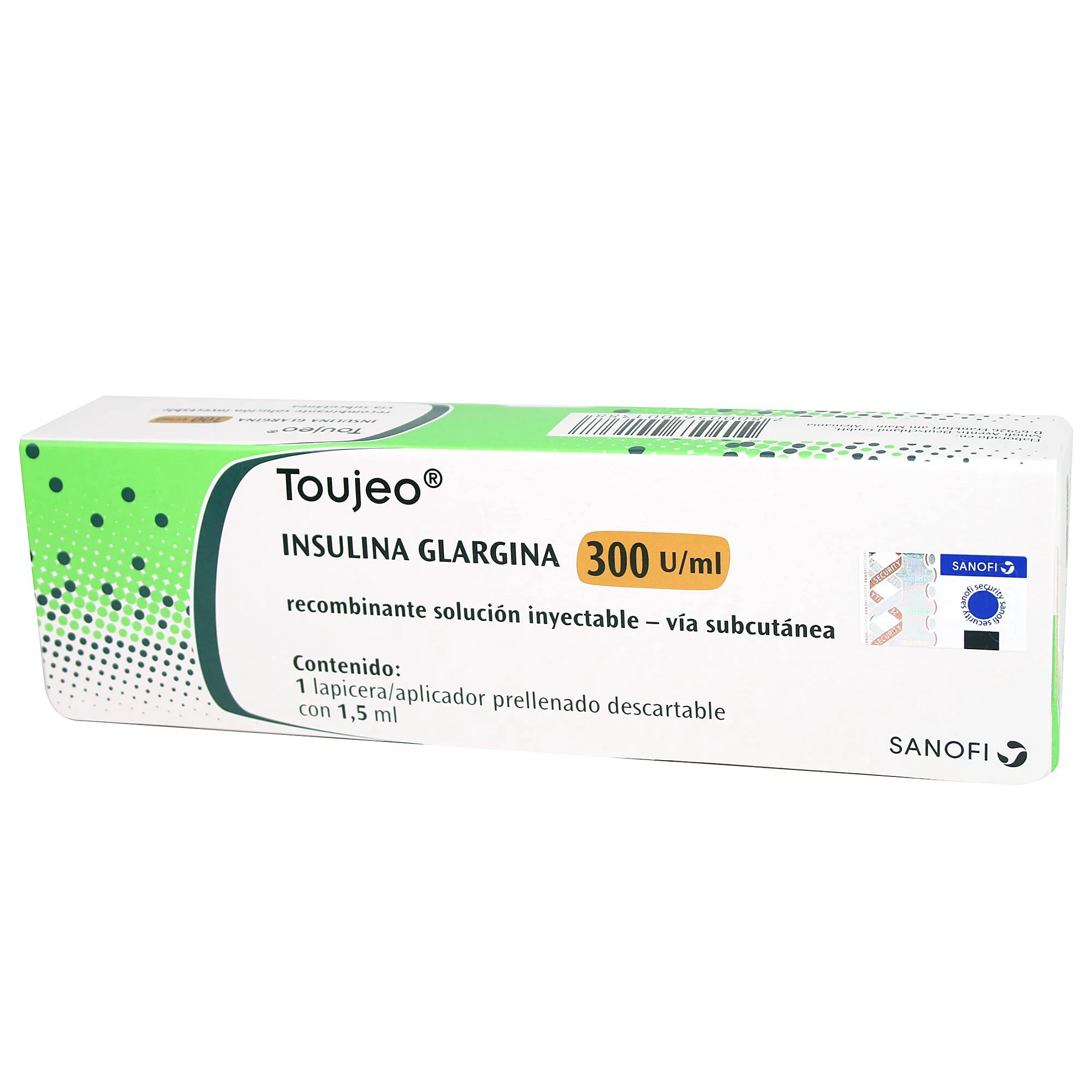 Toujeo Insulina Glargina 300 UI/ml Lapicera 2 mL - Insulina Glargina