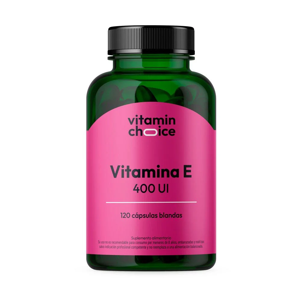 Vitamin Choice Vitamina E 400 UI x 120 Cápsulas Blandas