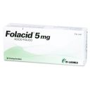 Folacid Ácido Fólico 5 mg x 28 Comprimidos