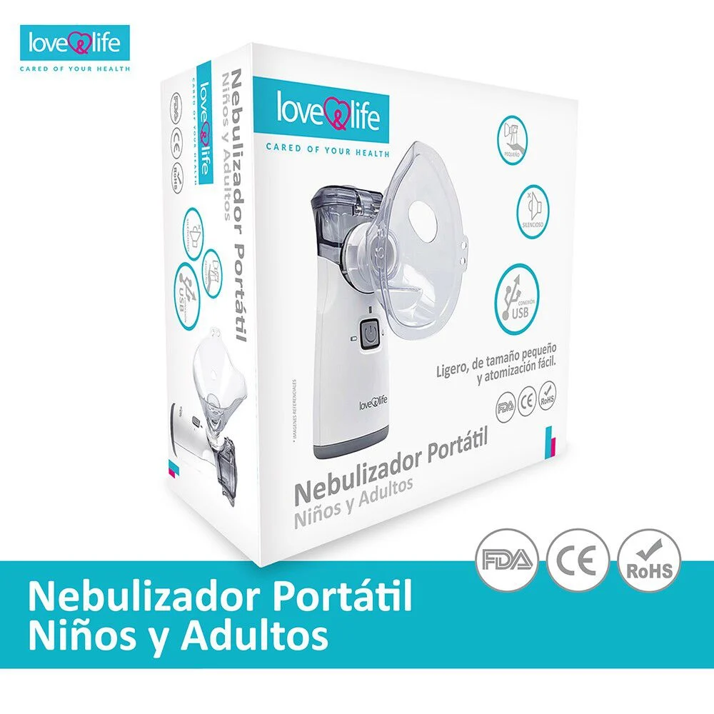 Love & Life Nebulizador Portátil Niños y Adultos