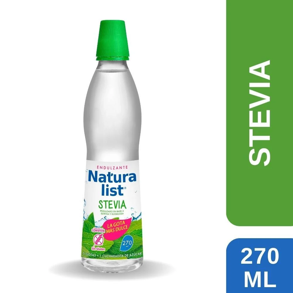 Natura list Stevia 270 ml - Endulzante Líquido