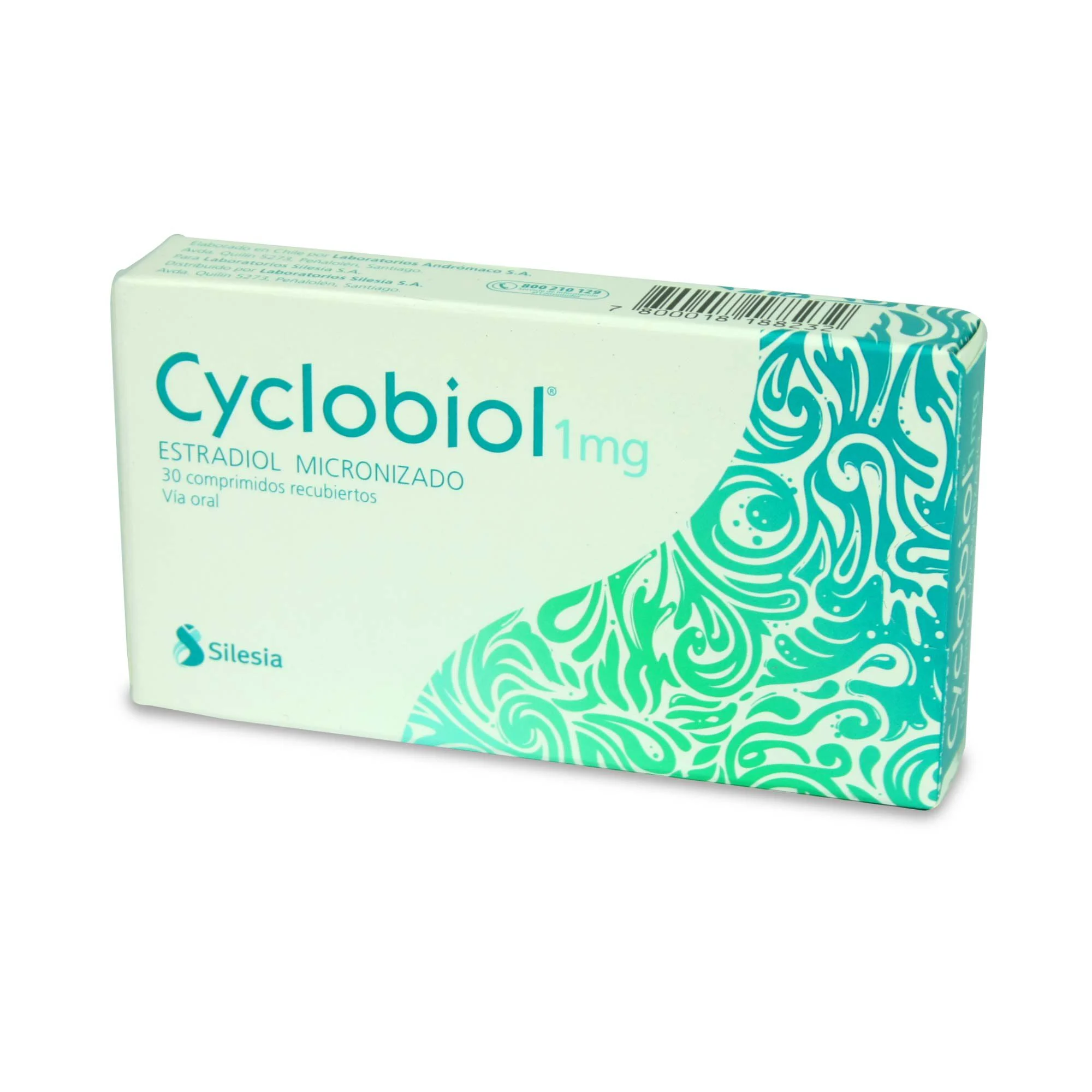 Cyclobiol 1 mg x 30 Comprimidos - Estradiol Micronizado