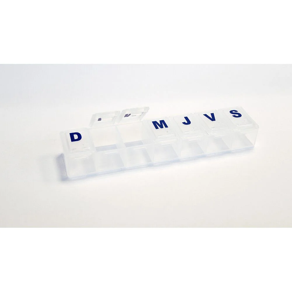 Estuche Pastillero 7 Días Rectangular Small - Organizador de Pastillas