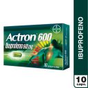 Actron Ibuprofeno 600 mg 10 Cápsulas Blandas