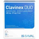 Clavinex Duo Amoxicilina 57 mg Suspensión 70 mL