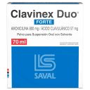 Clavinex Duo Forte Amoxicilina 57 mg Suspensión 70 mL