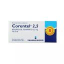 Corentel 2.5 mg x 30 Comprimidos Recubiertos - Bisoprolol Fumarato