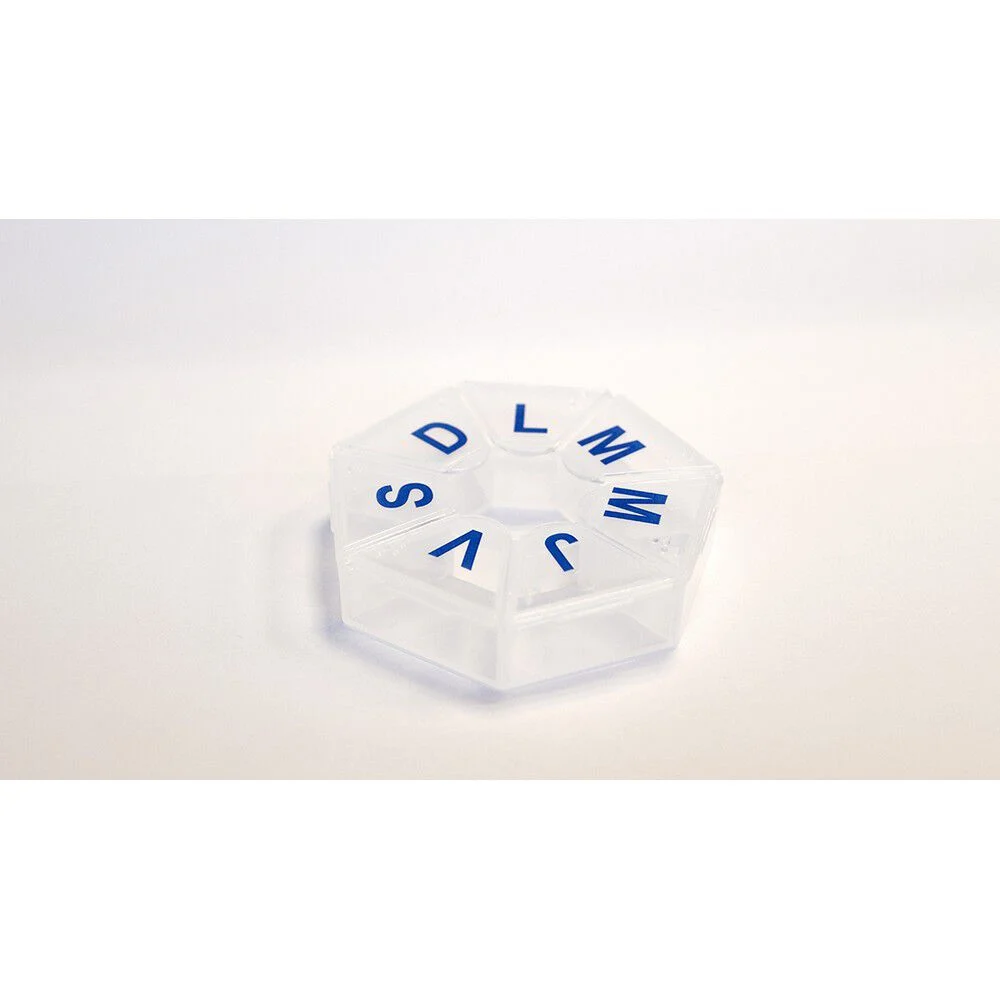 Estuche Pastillero 7 días Hexagonal - 1 Unidad