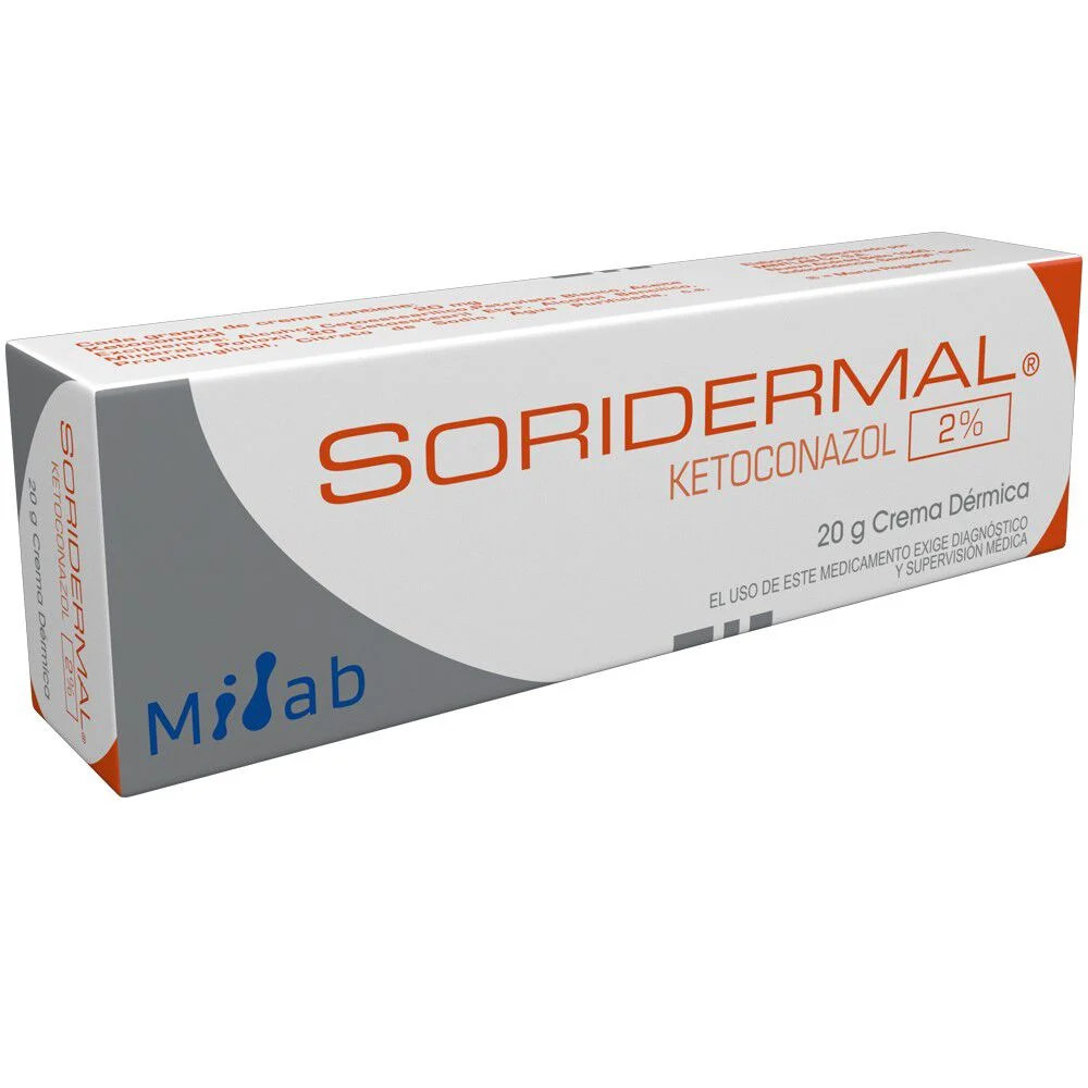 Soridermal Ketoconazol 2% Crema Dérmica 20 g - Ketoconazol