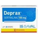 DEPRAX Sertralina 100 mg 30 Comprimidos Recubiertos