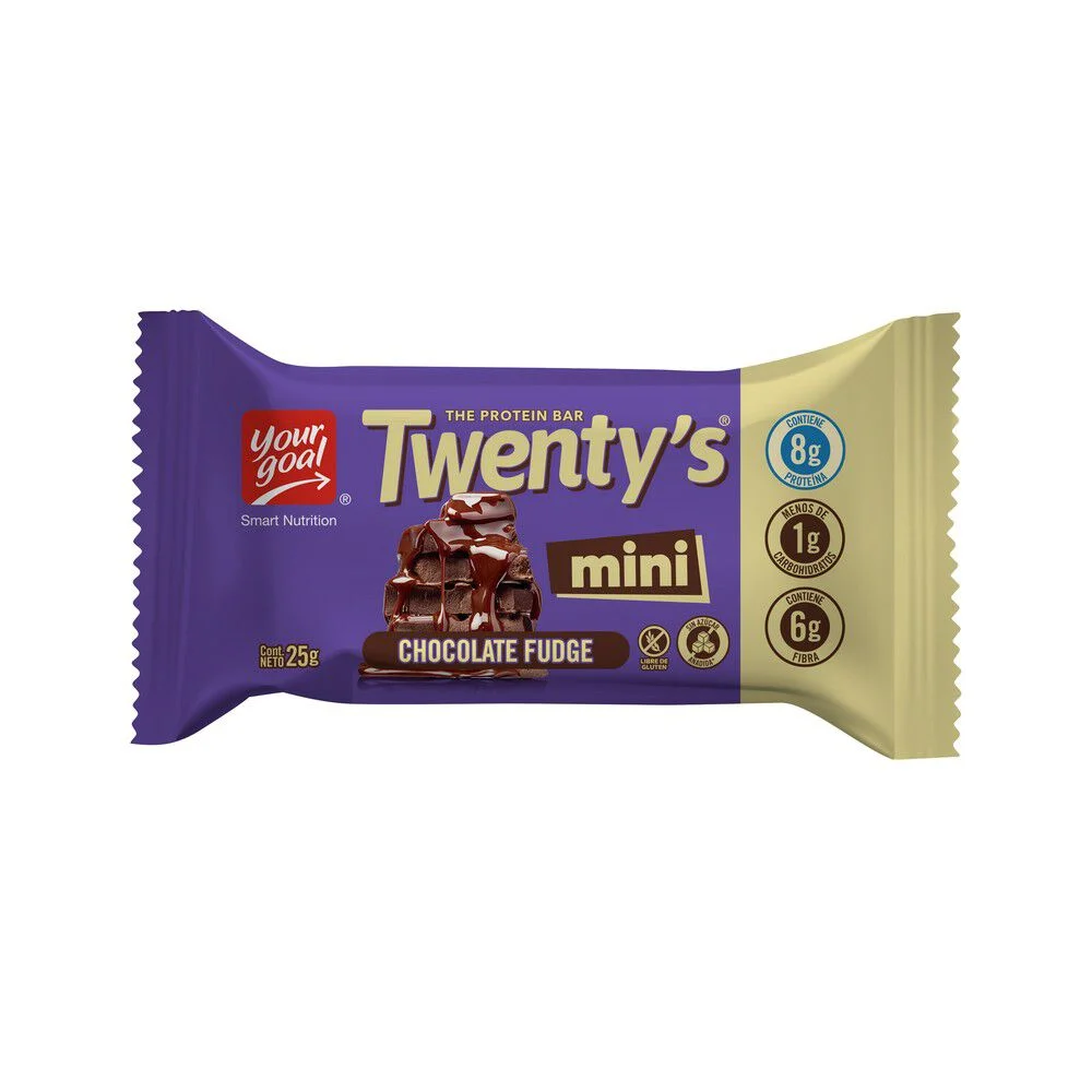 Your Goal Twenty's Mini Barra de Proteína Chocolate Fudge 25 g