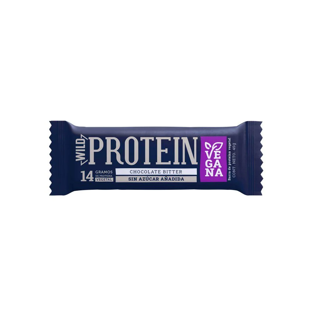 Wild Protein Barra Proteína Chocolate Bitter 45g