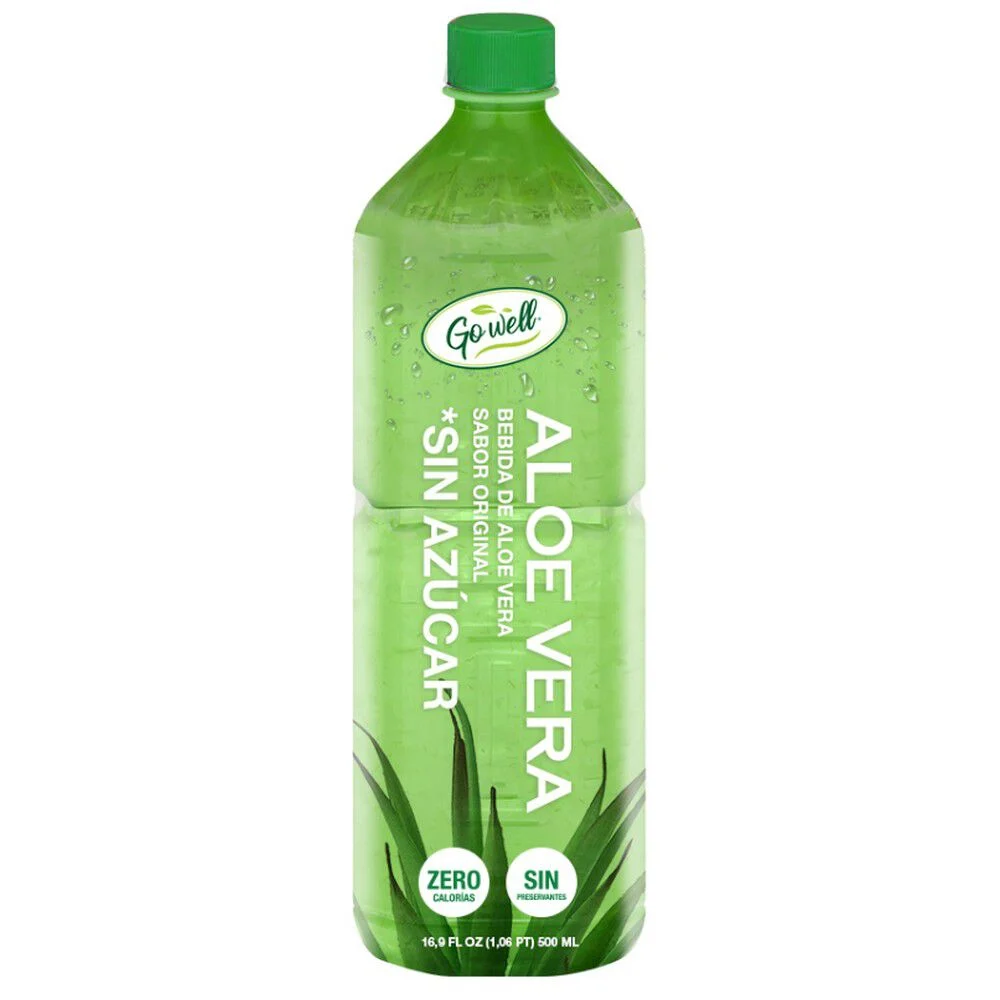 Gowell Jugo Aloe Vera Sin Azúcar 500 ml