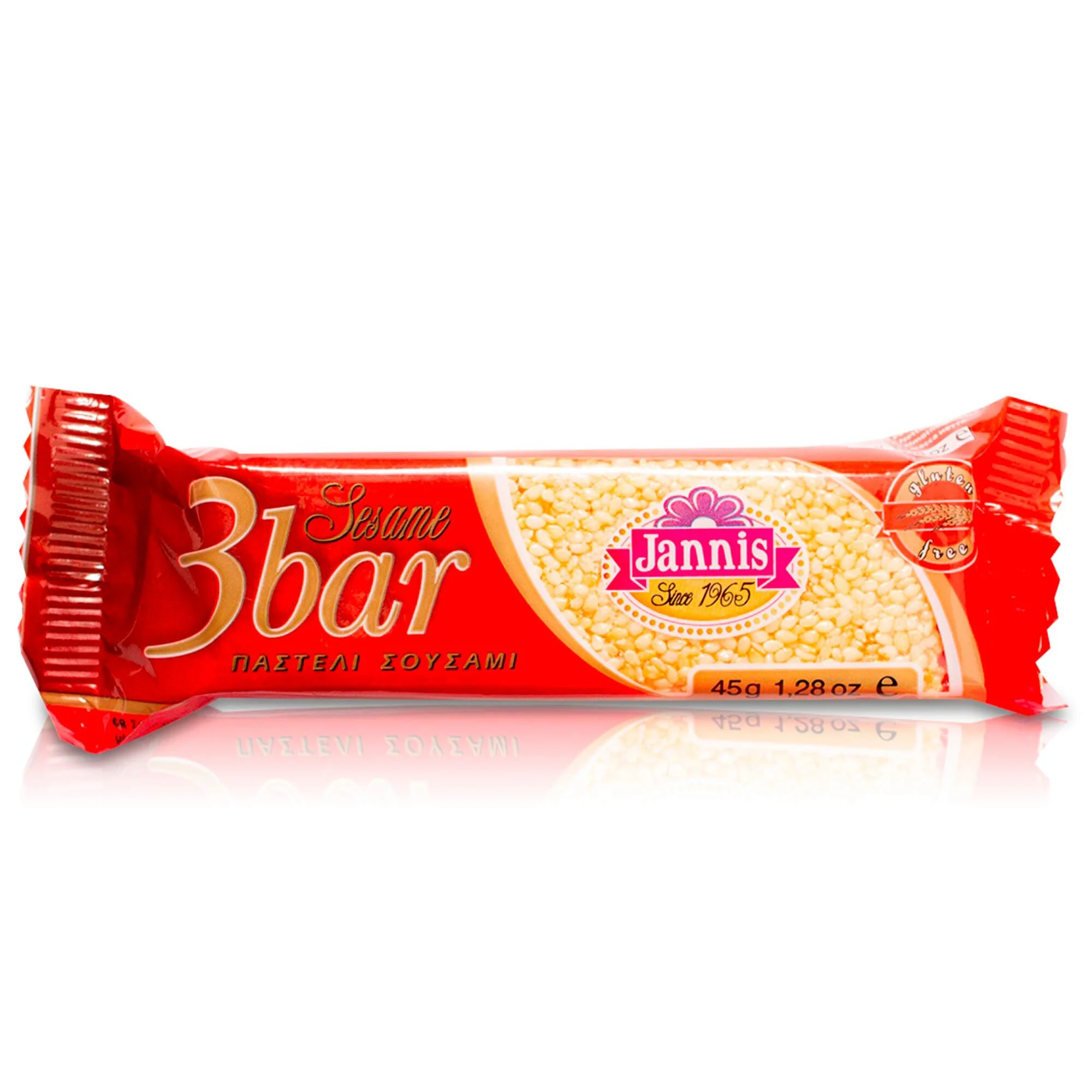 Jannis Sesame Pasteli Pack 3 Barras 135 g