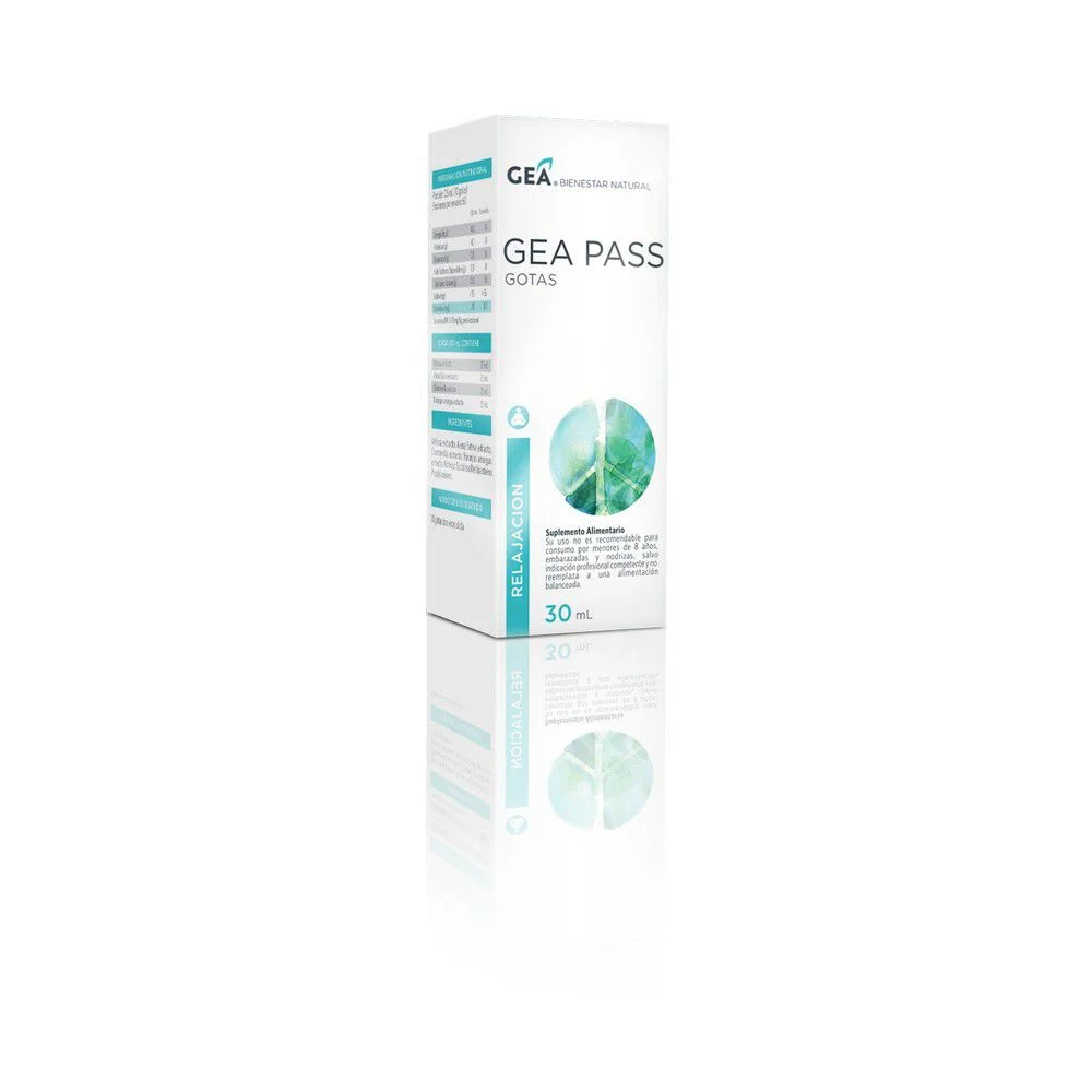 Gea Pass 30 ml Gotas - Magnesio, Zinc y Vitamina B6