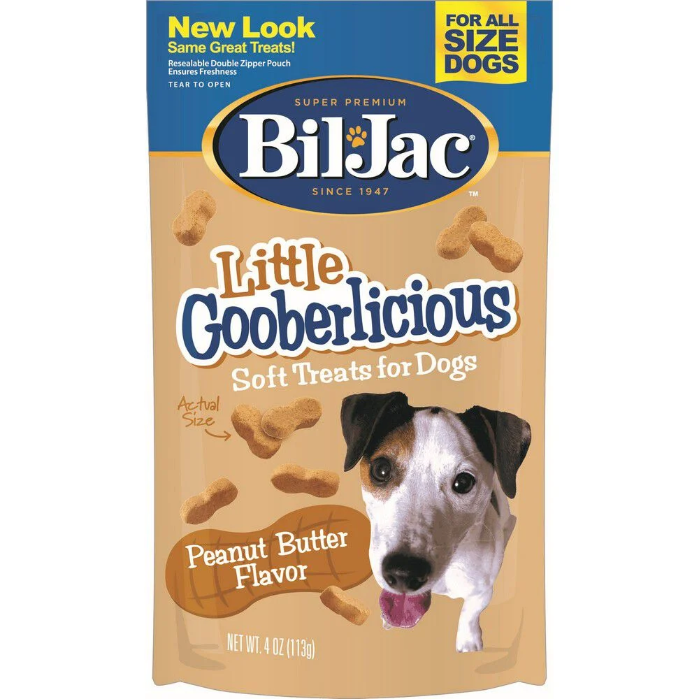 BilJac Little Gooberlicious Premios Suaves Perro Maní 113 g