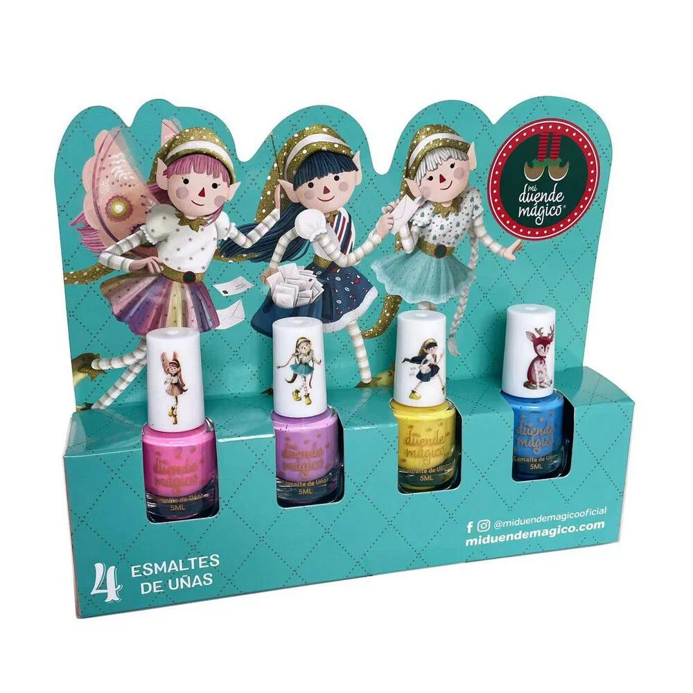 Mi Duende Mágico Set 4 Mini Esmaltes de Uñas 20 ml
