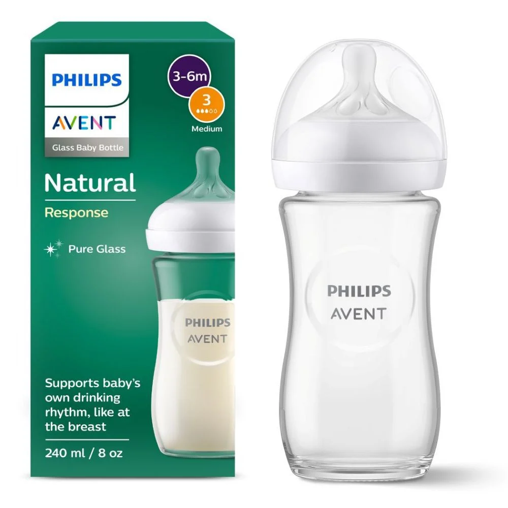 Philips Avent Mamadera Vidrio Natural 240 ml