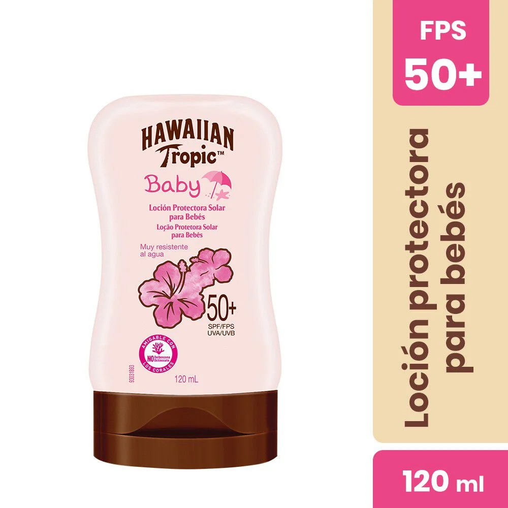 Hawaiian Tropic Baby Loción SPF 50 120 ml