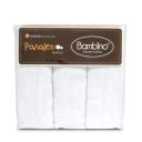 Bambino Suaves Cariños Set 3 Tutos Blancos 3 Unidades