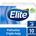 Elite Pañuelos Desechables Triple Hoja Aloe Vera y Vitamina E 9 Unidades