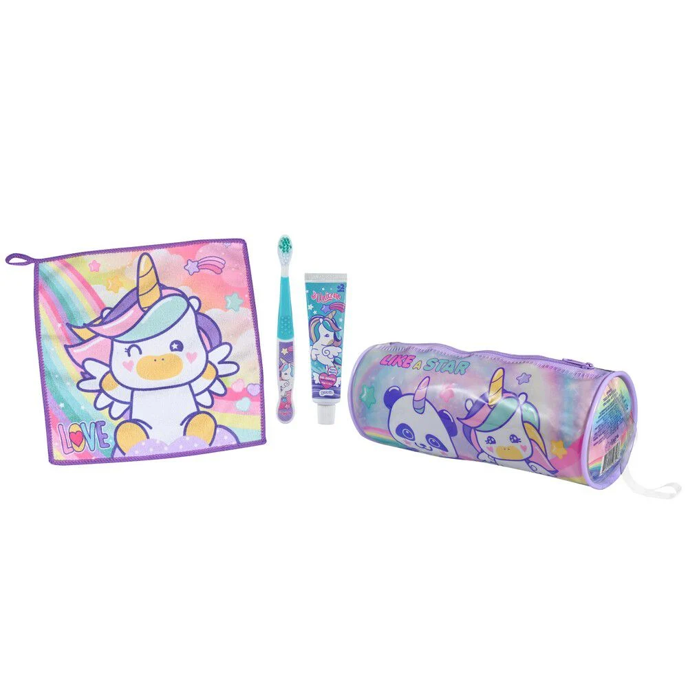 Gelatti Kids Set Crema Dental 50g + Cepillo + Toalla Mix
