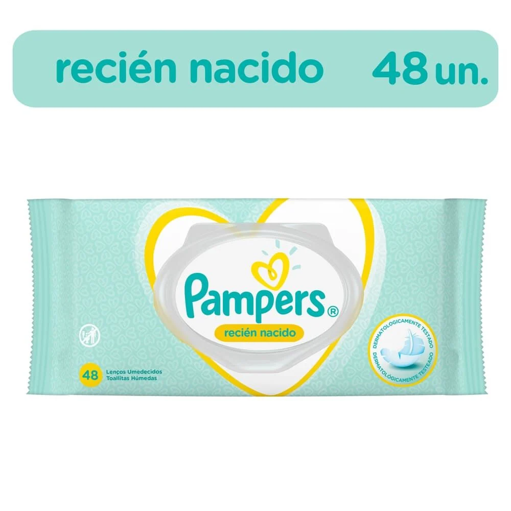 Pampers Toallitas Húmedas Recién Nacido 48 Unidades