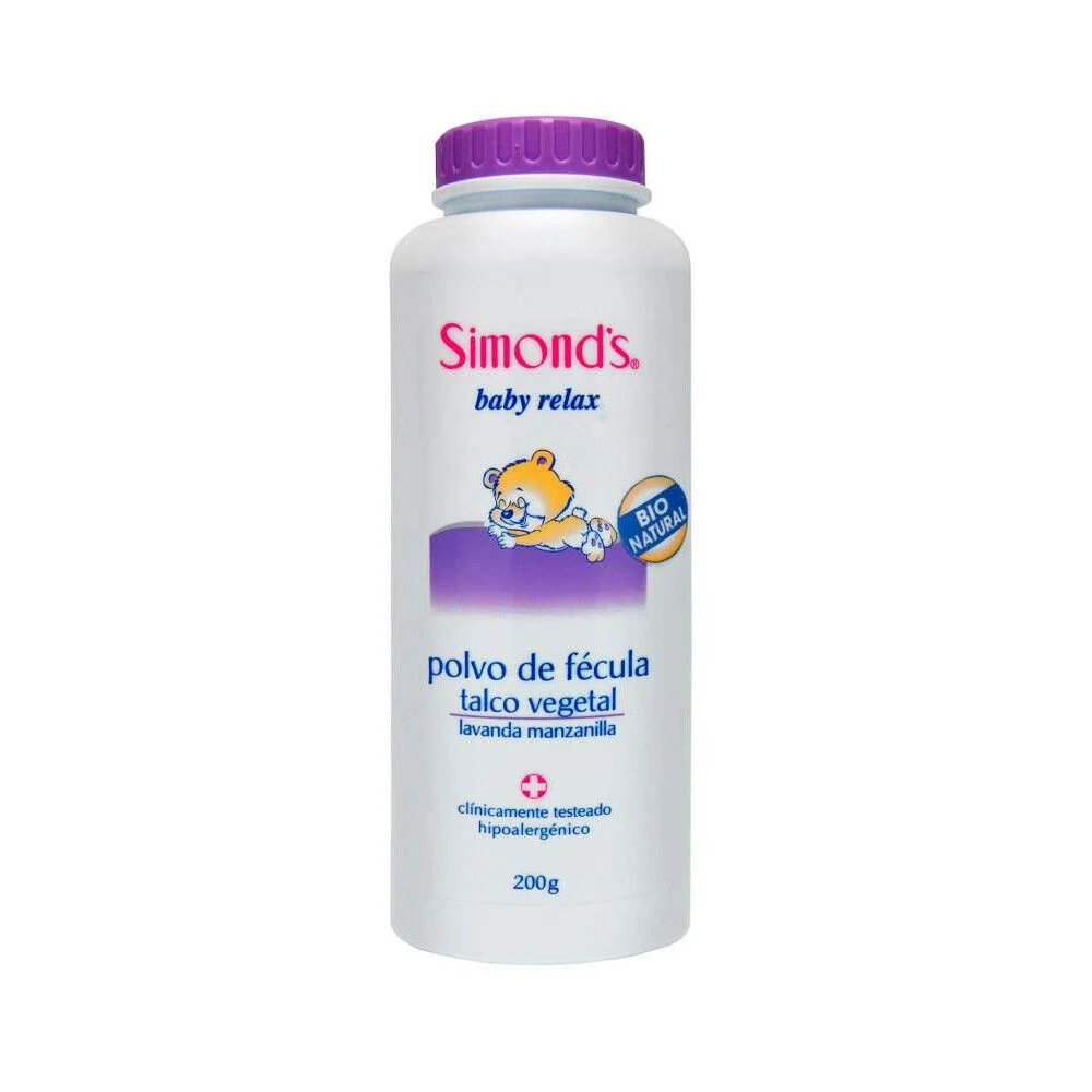 Simond's Baby Relax Talco Vegetal Lavanda Manzanilla 200 g