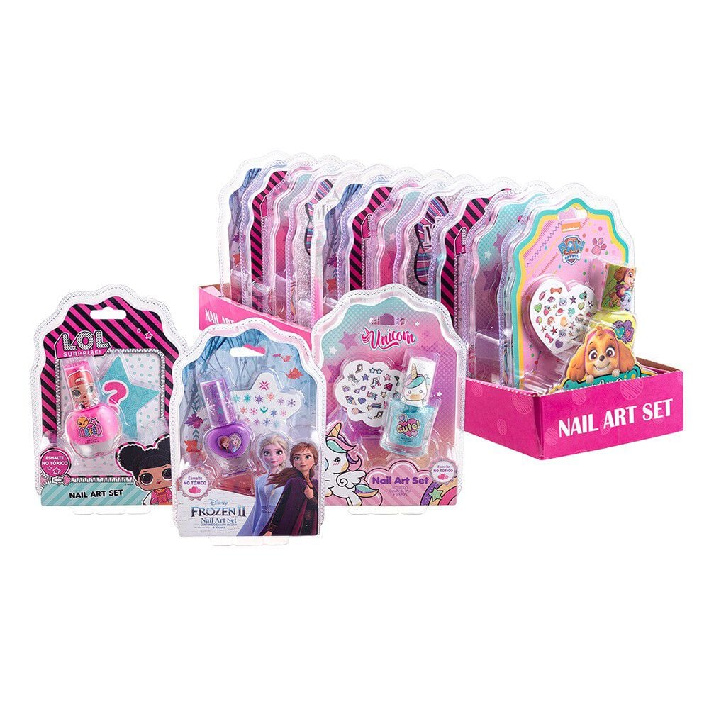 Set Nail Art - Esmalte con Stickers GELATTI
