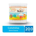 Bubu Cotonitos Varitas de Papel Extra Suaves 200 un