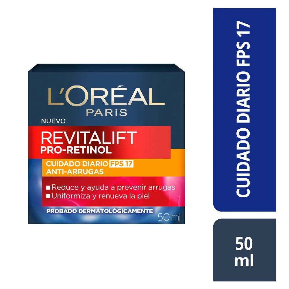 L'Oréal Paris Revitalift Pro-Retinol Crema de Día FPS 17 50 ml