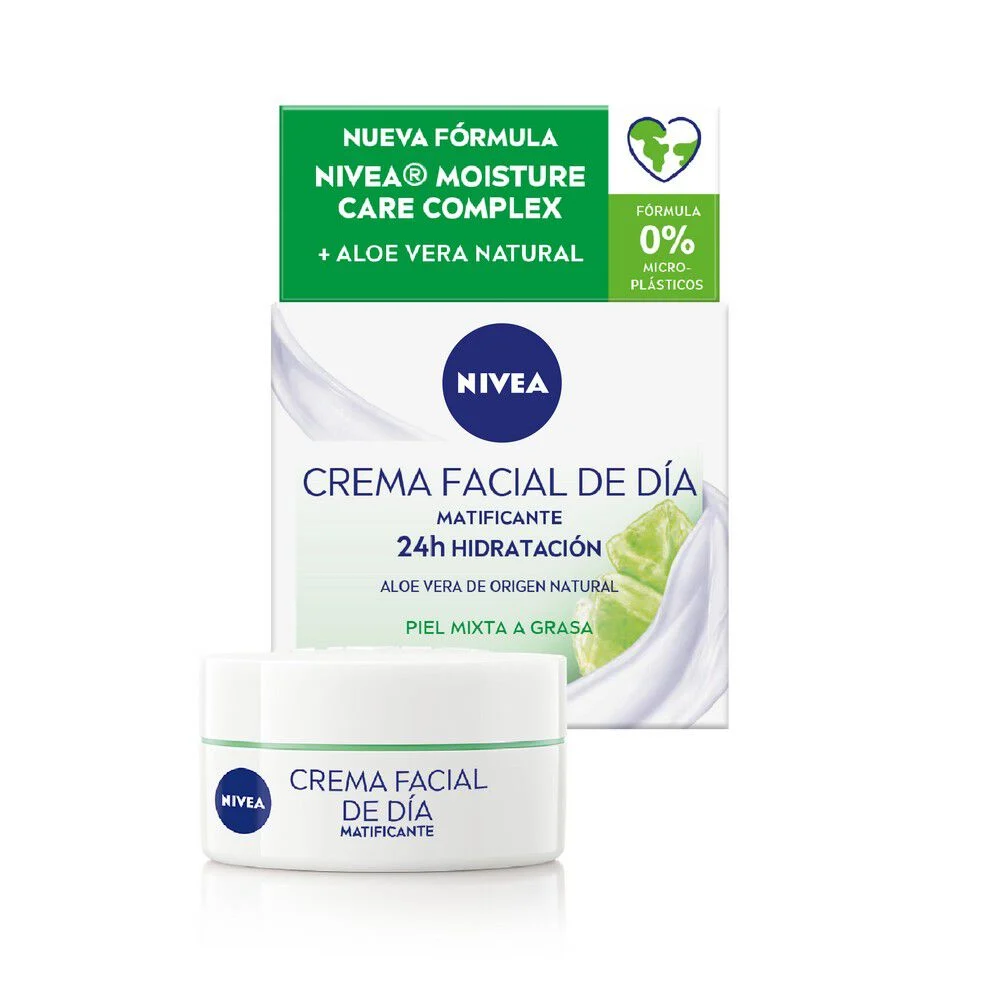 Nivea Crema Matificante Día SPF 15 x 50 ml - Piel Mixta a Grasa