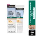 Protector Solar Facial Neutrogena Sun Fresh Oil Control Fluido Color 2.0 FPS 50+ 40 mL