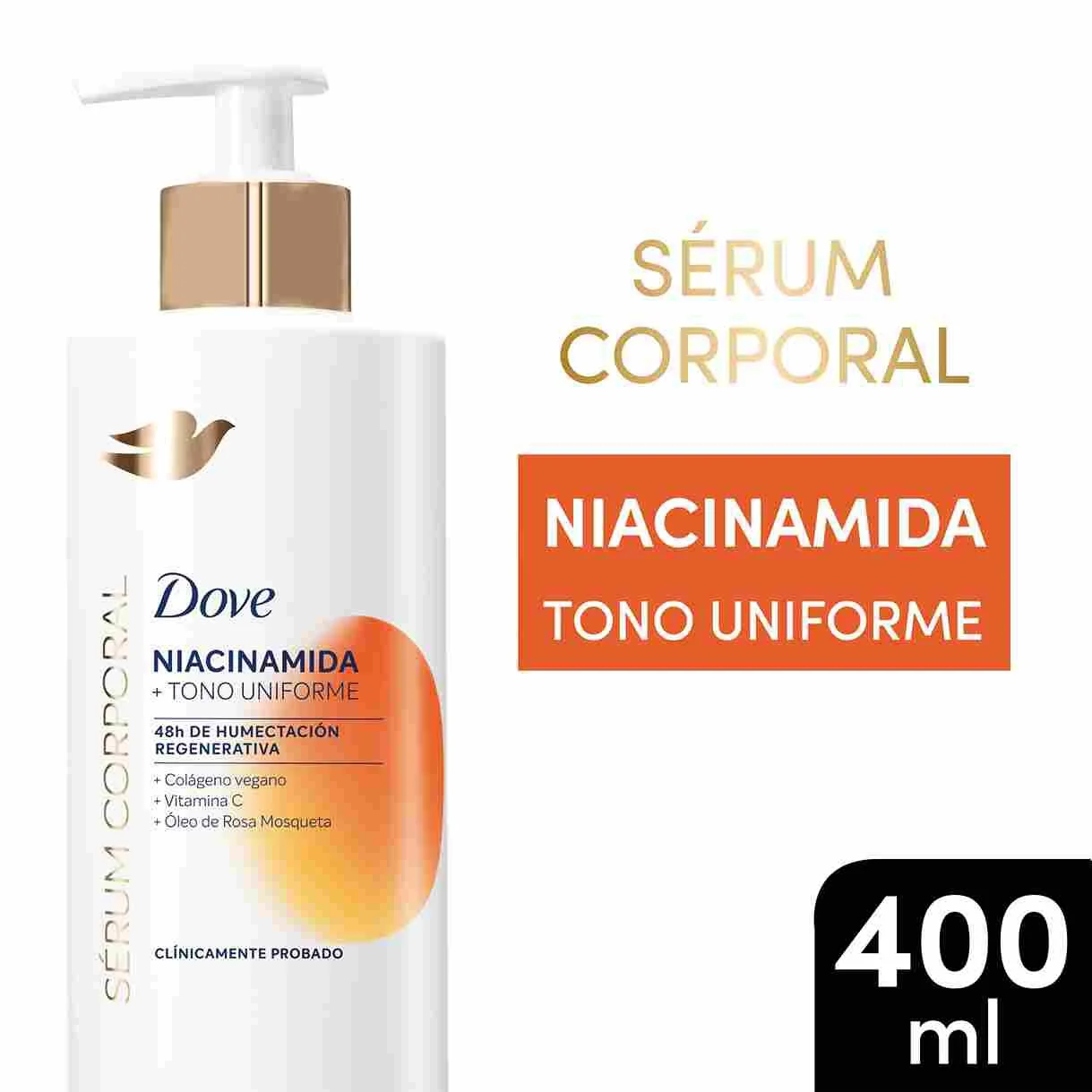 Dove Serum Corporal Niacinamida Tono Uniforme 400 ml