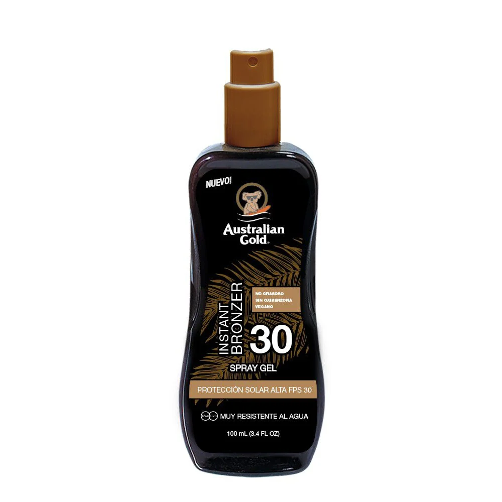 Australian Gold Instant Bronzer Spray Gel FPS 30 100 mL