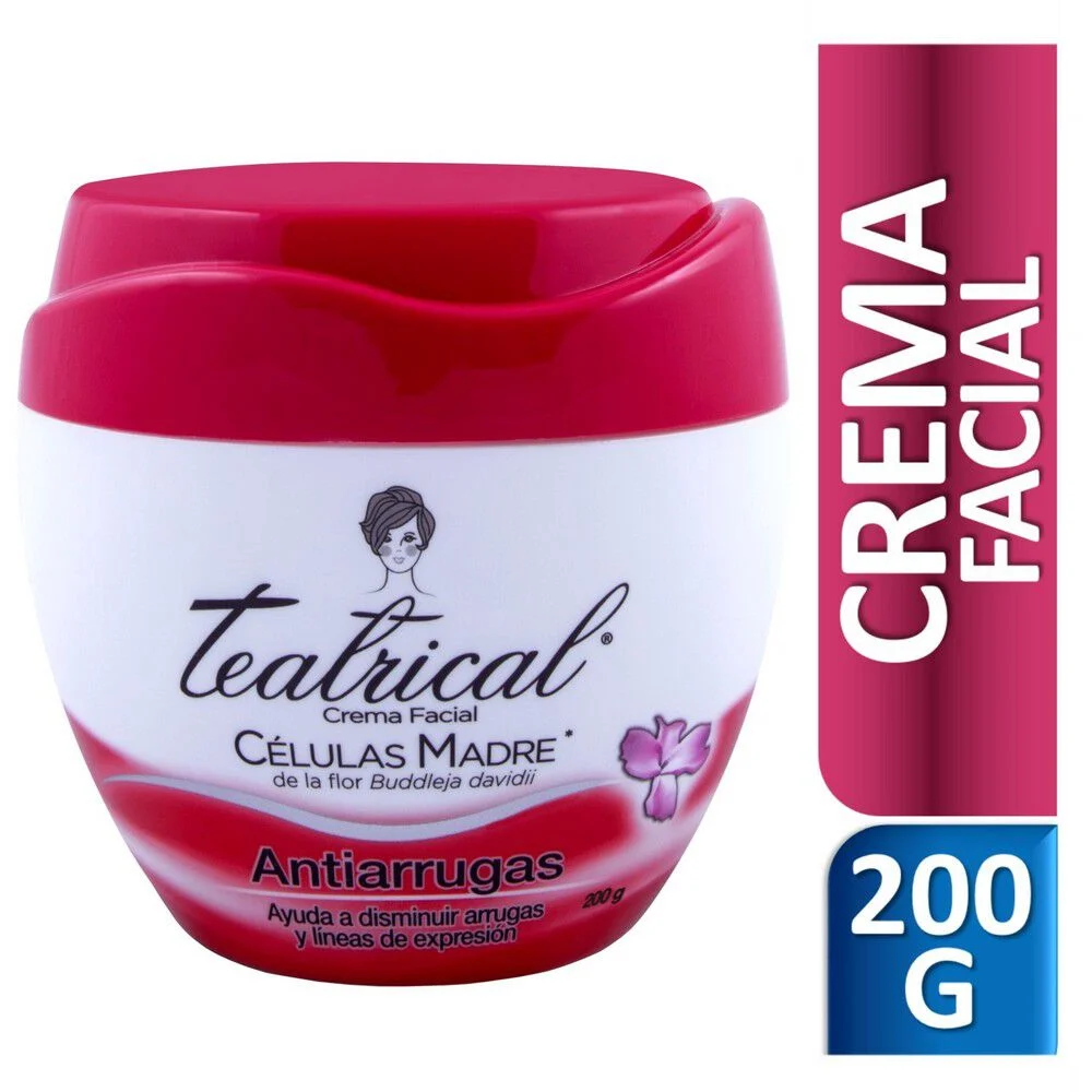 Teatrical Crema Facial Antiarrugas Células Madre 200 g
